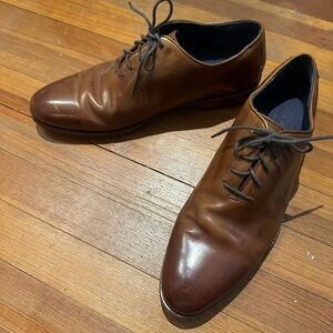 Cole Haan Brown Leather Oxford Shoes